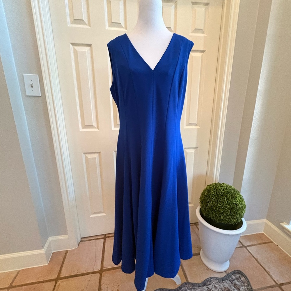 Calvin Klein Cobalt Blue Maxi Dress